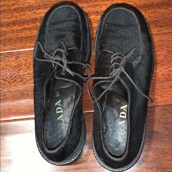 Vintage Prada horse hair shoes and horse hair bag - Picture 3 of 8